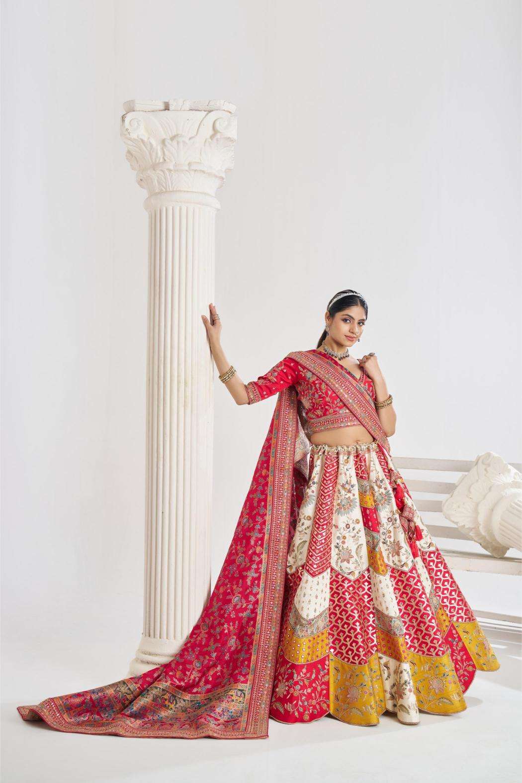 Ynf Jimmy Choo RIN230 44 Lehengas Wholesale Designer Lehenga Fancy Lehenga Embroidered Lehenga Manufacturer