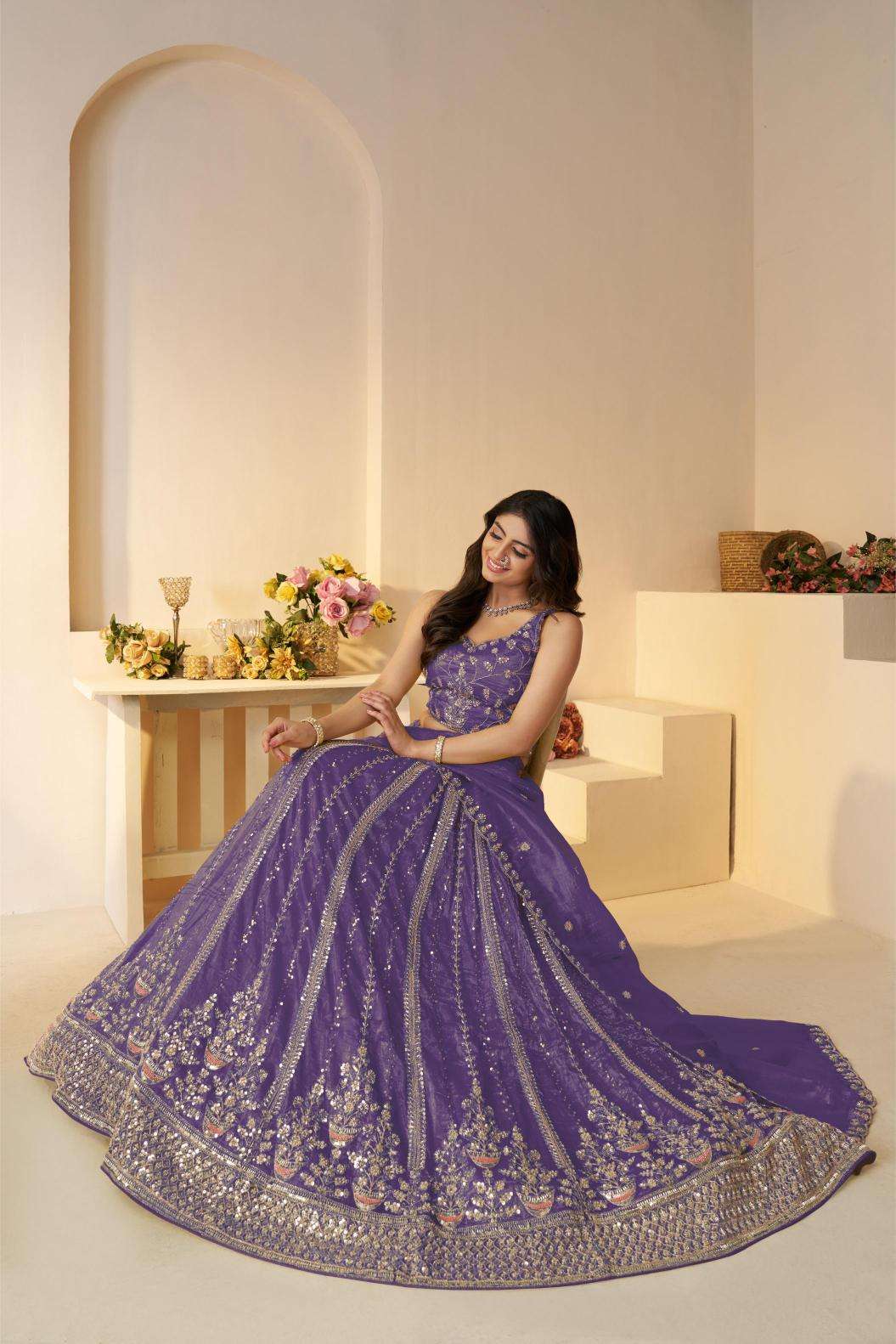 Ynf Jimmy Choo RIN230 44 Lehengas Wholesale Designer Lehenga Fancy Lehenga Embroidered Lehenga Manufacturer
