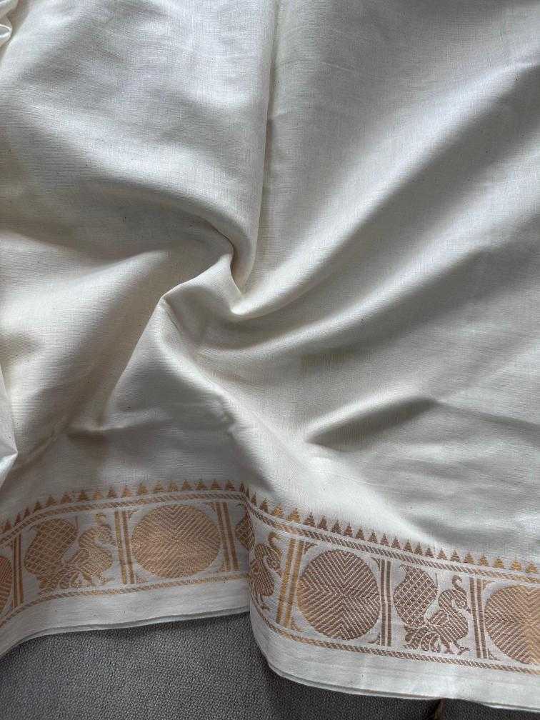 Ynf Khadi Cotton KESH437 307 Sarees Wedding Collections Festive Collections Wholesale Designer Sarees White Sarees Cotton Sarees Manufacturer
