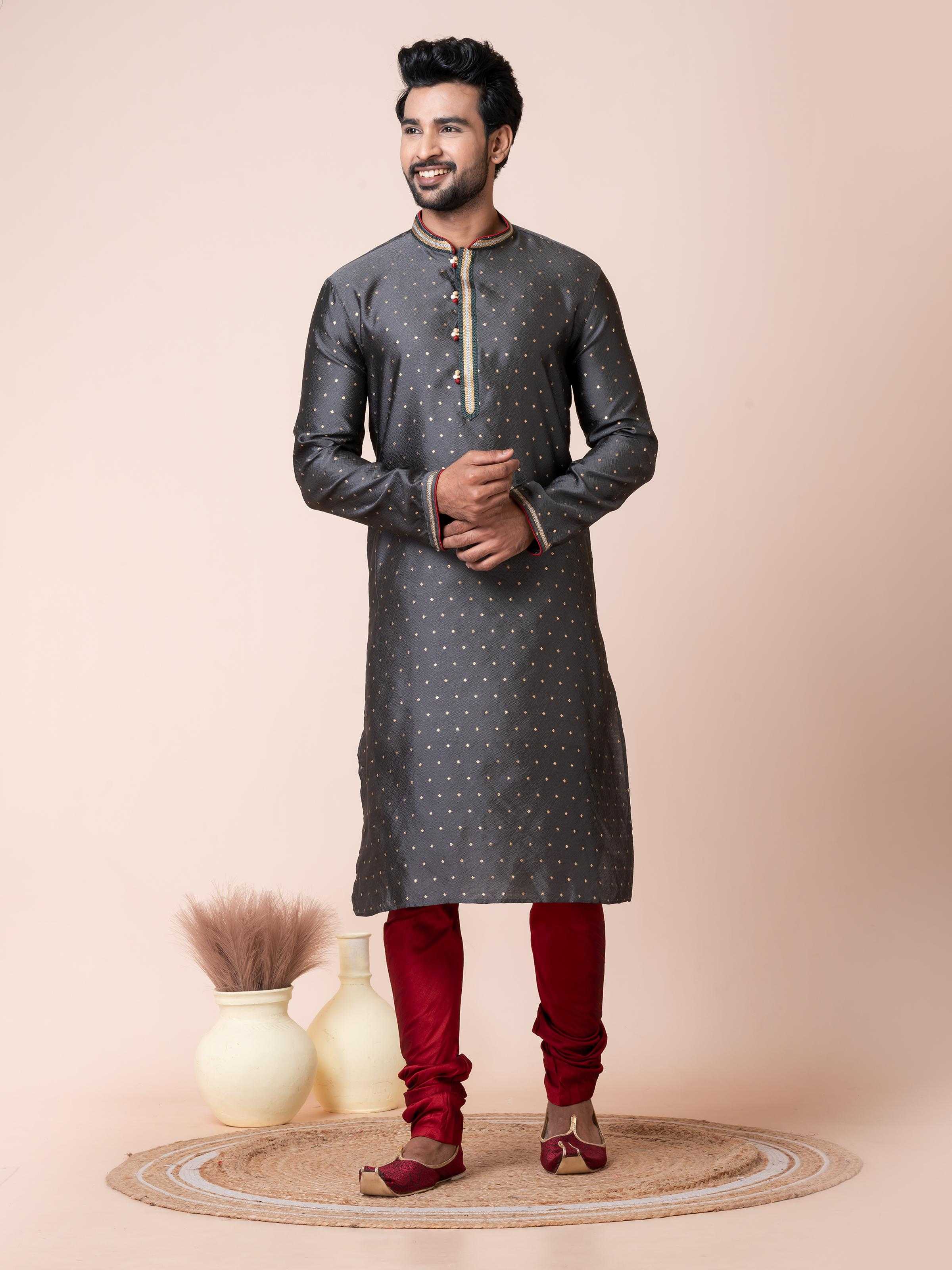 Ynf Mulberry RIN223 3485B Mens Wear Wholesale Mens Kurtas Mens Kurta Pyjama Men Wedding kurta Manufacturer