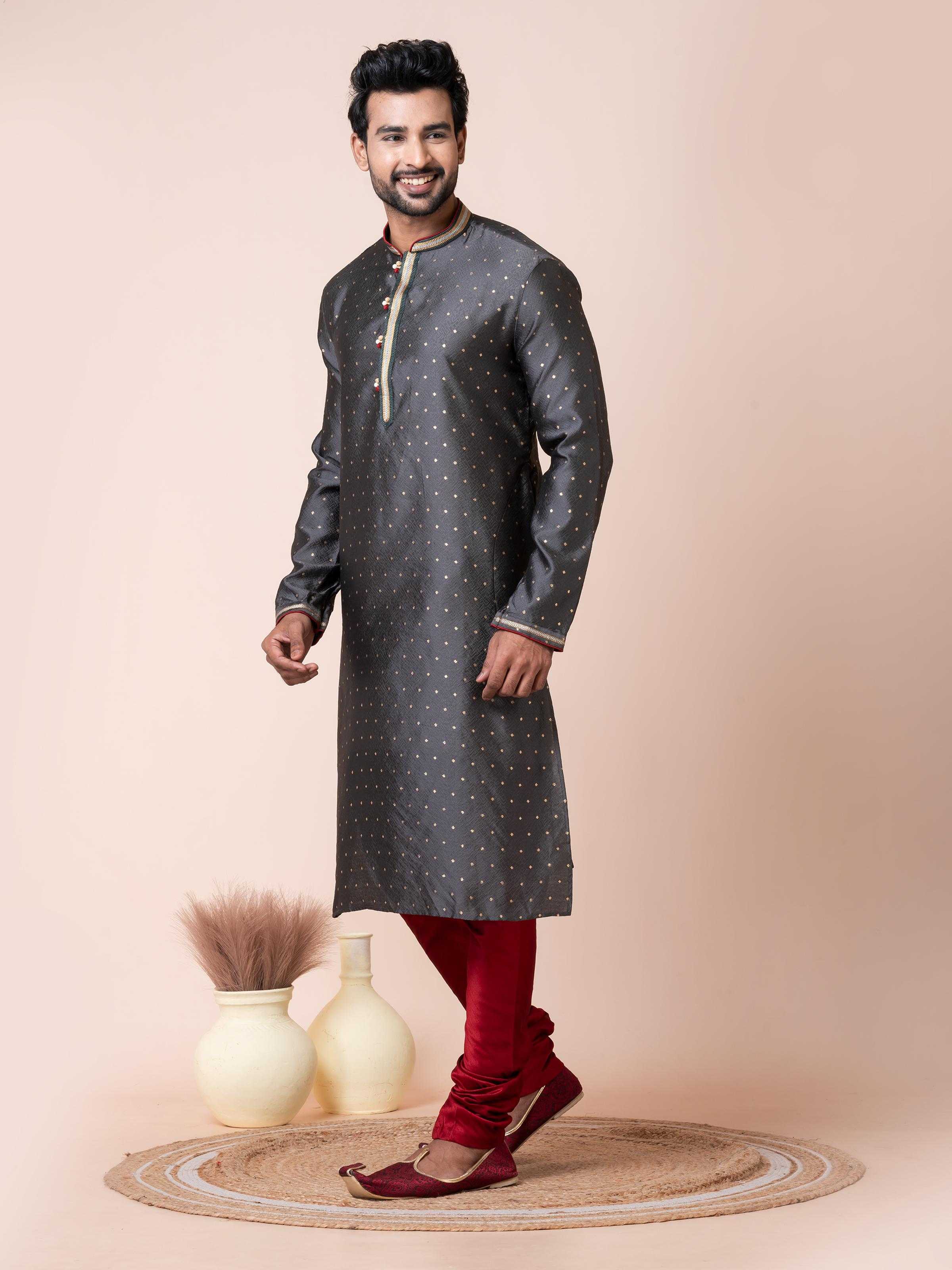 Ynf Mulberry RIN223 3485B Mens Wear Wholesale Mens Kurtas Mens Kurta Pyjama Men Wedding kurta Manufacturer