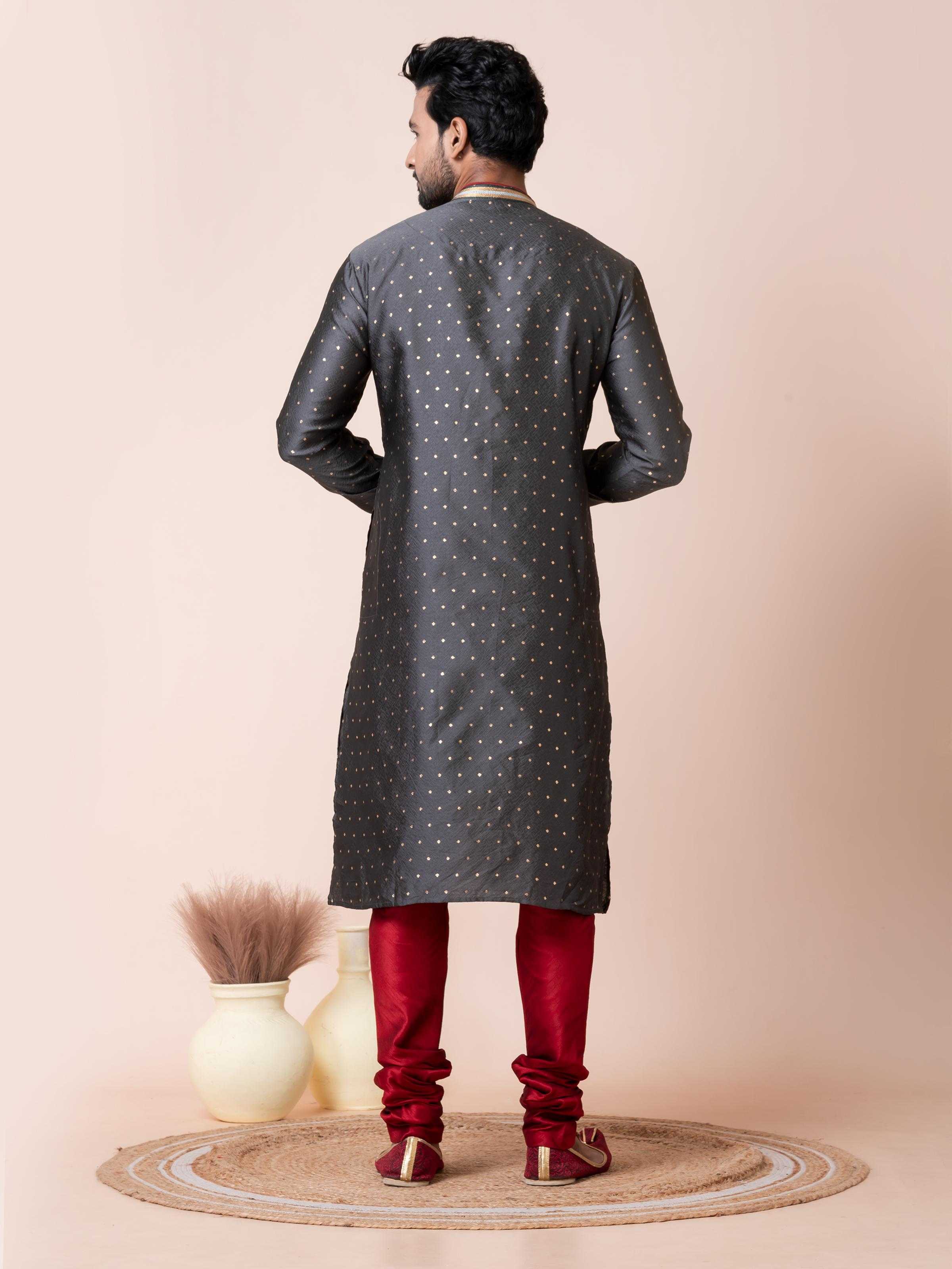 Ynf Mulberry RIN223 3485B Mens Wear Wholesale Mens Kurtas Mens Kurta Pyjama Men Wedding kurta Manufacturer