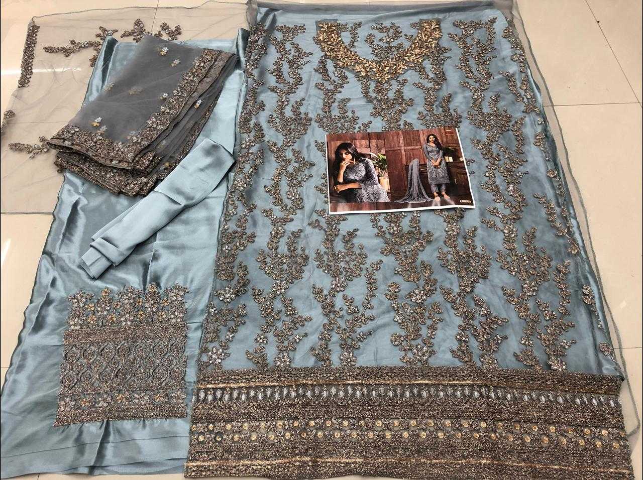 Ynf Net KESH504 4573 Suits & Dresses Wholesale Embroidery Suits Semi Stitched Suits Net Suit Manufacturer