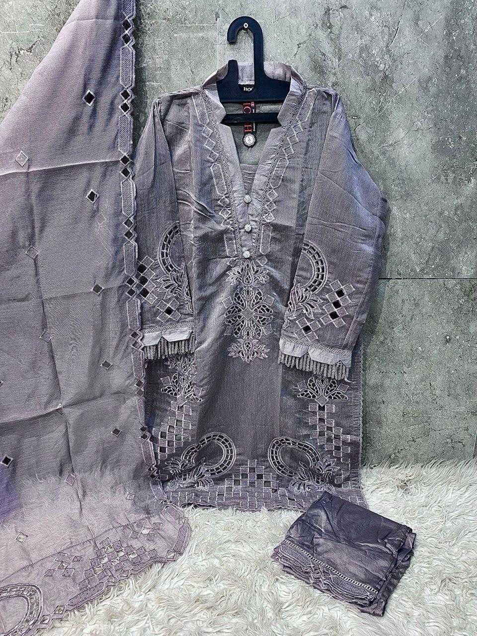 Ynf Organza KESH450 HF-166 Suits & Dresses Islamic Clothing Festive Collections Wholesale Pakistani Suits Afghani Suits Kashmiri Suits Manufacturer