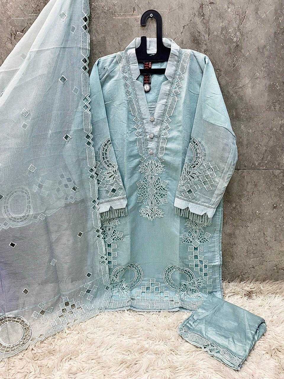 Ynf Organza KESH450 HF-166 Suits & Dresses Islamic Clothing Festive Collections Wholesale Pakistani Suits Afghani Suits Kashmiri Suits Manufacturer