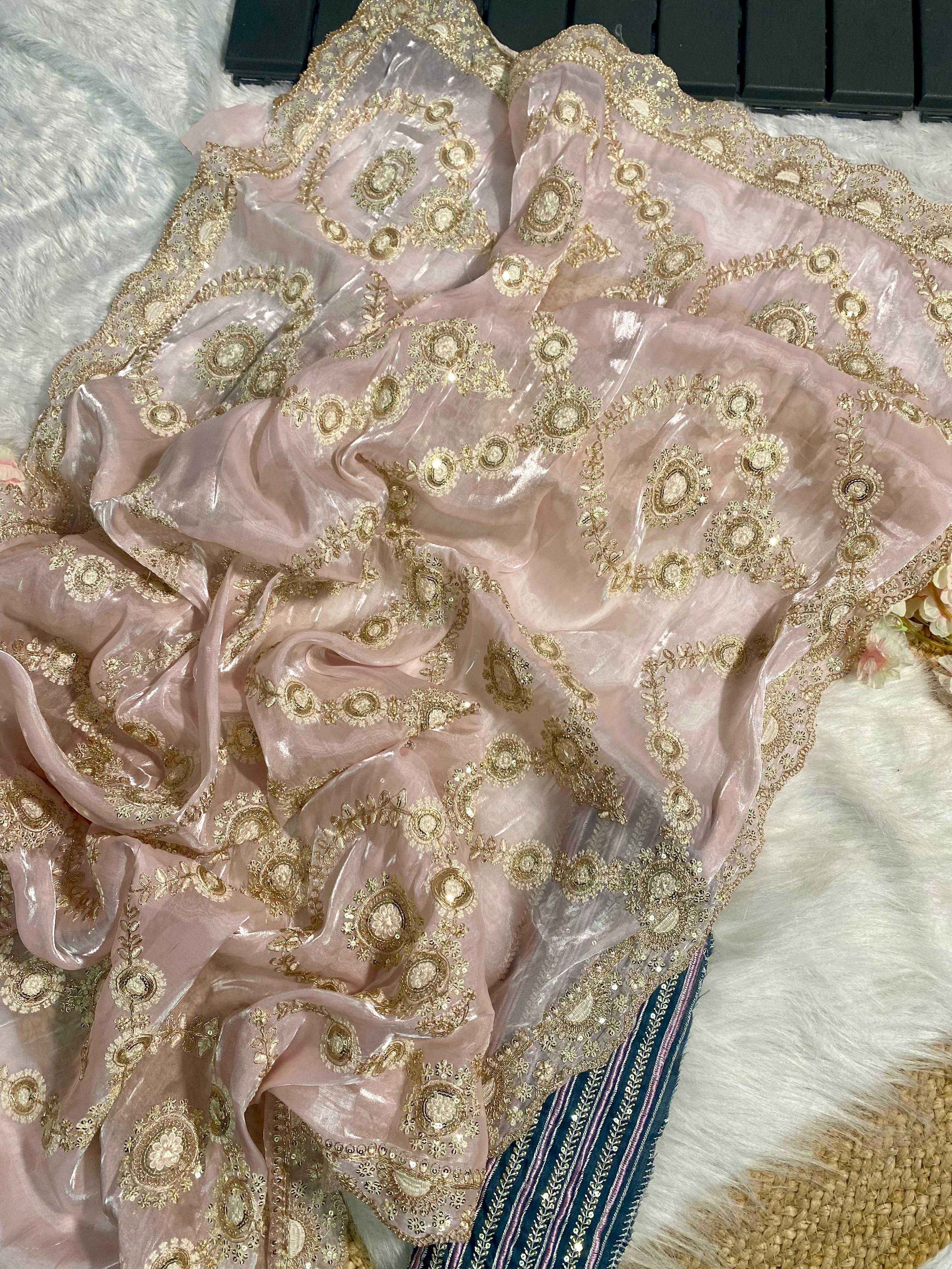 Ynf Organza RIN164 Wedding Wear Sarees Wedding Collections Festive Collections Wholesale Organza Sarees Embroidered Sarees Traditional Sarees Manufacturer