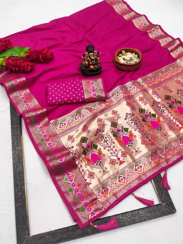 Ynf Paithani Silk RIN183 MANAKI Silk Sarees Wedding Collections Festive Collections Wholesale Paithani Sarees Lightweight Silk Sarees Zari Border Silk Sarees Manufacturer
