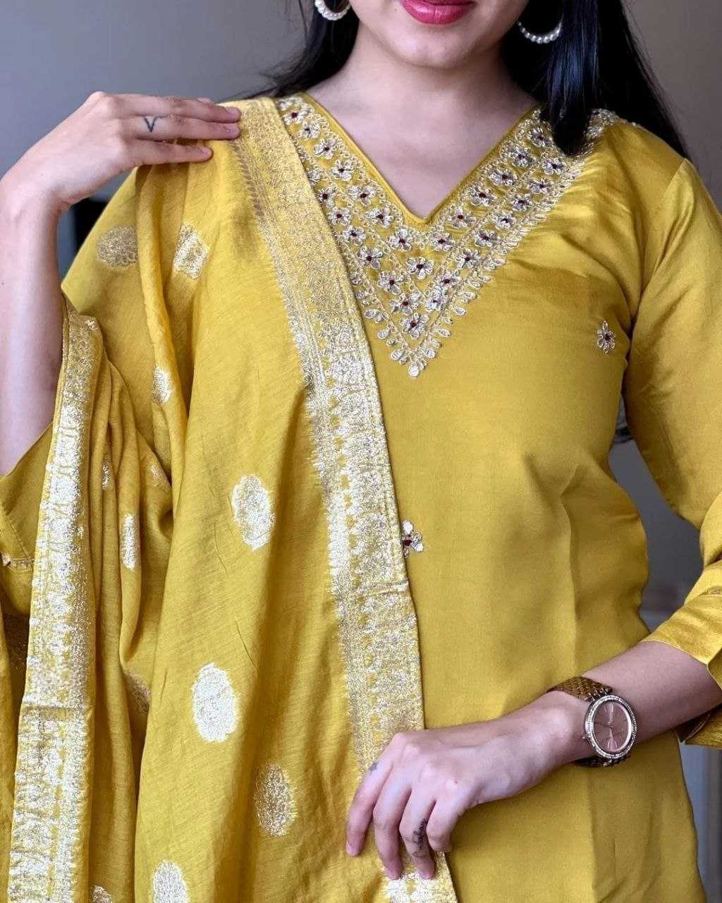 Ynf Premium Roman Silk KESH517 101 Suits & Dresses Wholesale Designer dresses Handwork Suits Manufacturer