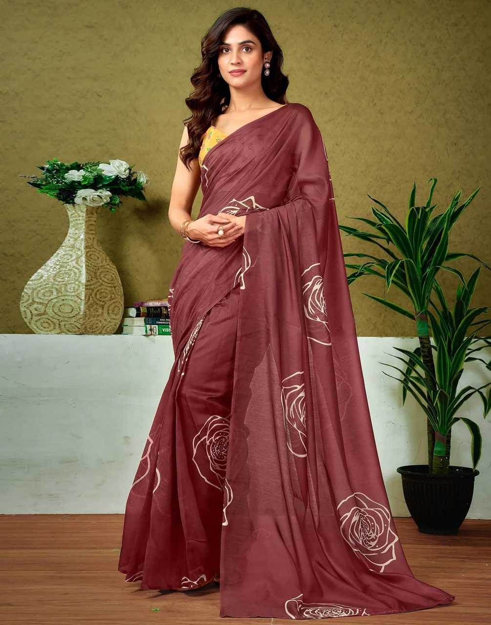 Ynf Pure Cotton RIN229 107 Sarees Wholesale Printed Cotton Saree Cotton Sarees Mulmul Cotton Sarees Manufacturer