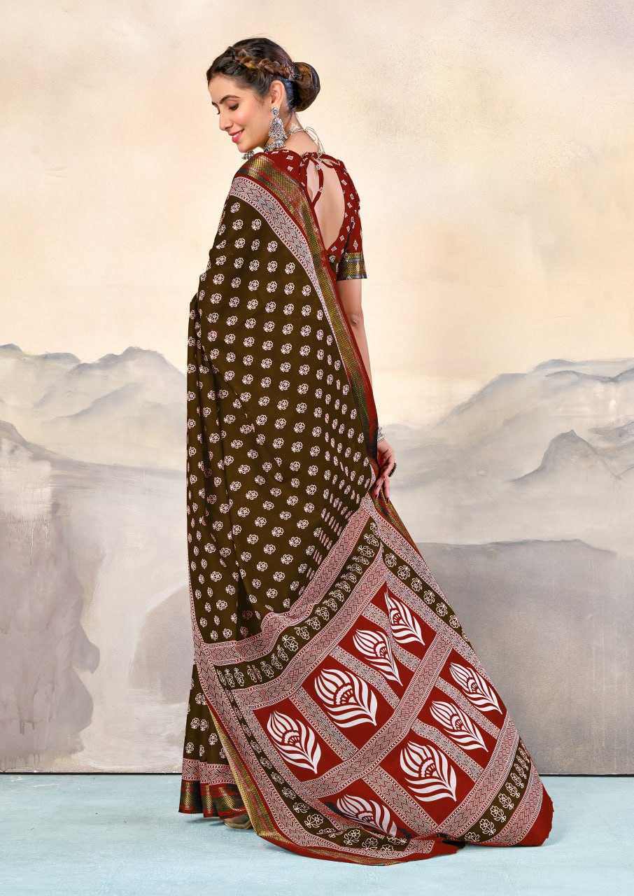 Ynf Pure Cotton RIN229 RASHMIKA Sarees Wholesale Printed Cotton Saree Cotton Sarees Mulmul Cotton Sarees Manufacturer