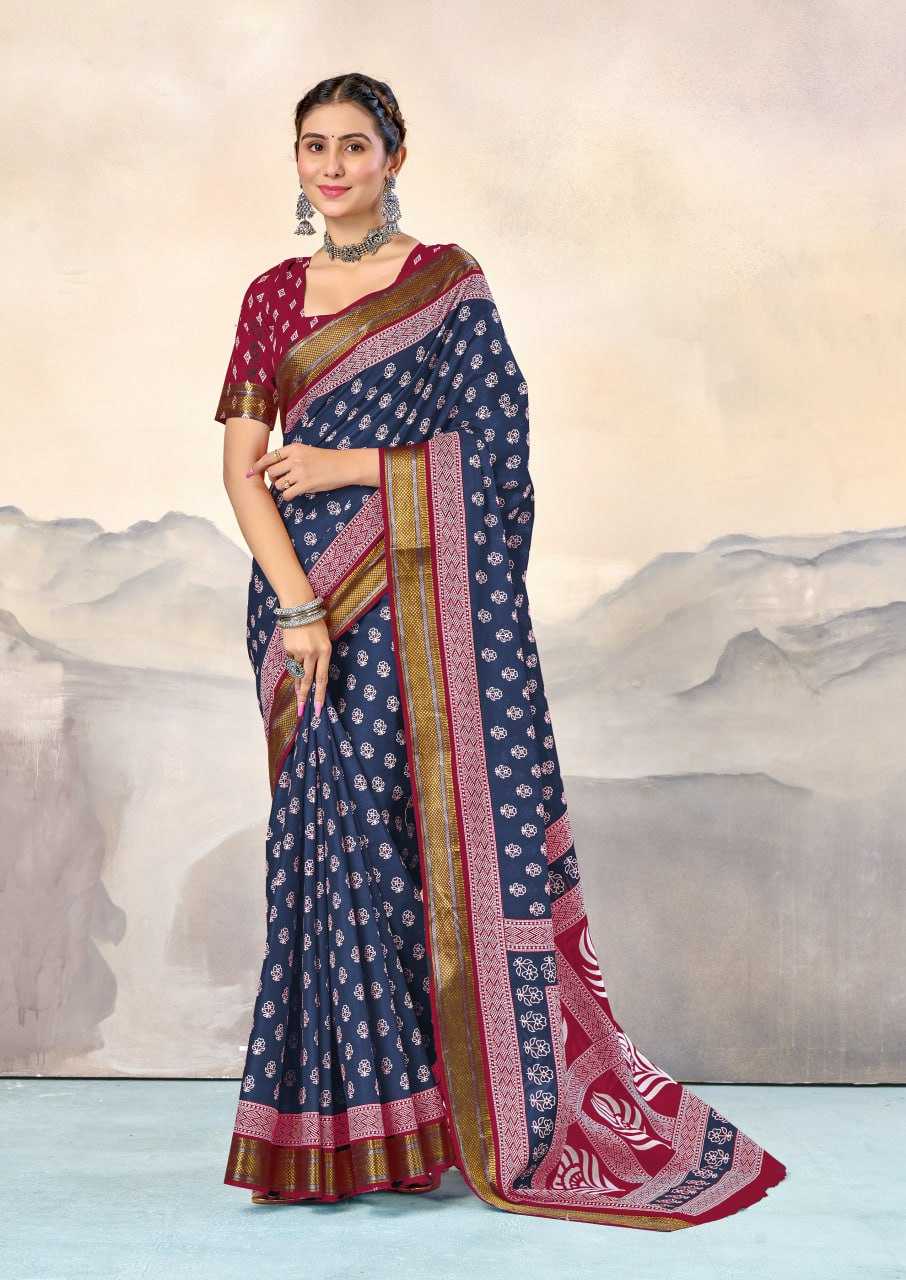 Ynf Pure Cotton RIN229 RASHMIKA Sarees Wholesale Printed Cotton Saree Cotton Sarees Mulmul Cotton Sarees Manufacturer