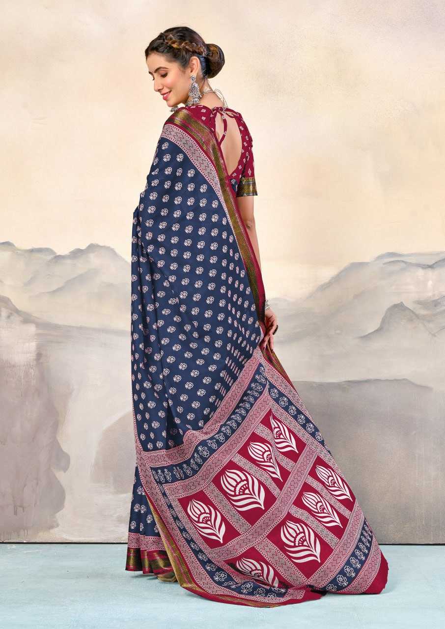 Ynf Pure Cotton RIN229 RASHMIKA Sarees Wholesale Printed Cotton Saree Cotton Sarees Mulmul Cotton Sarees Manufacturer