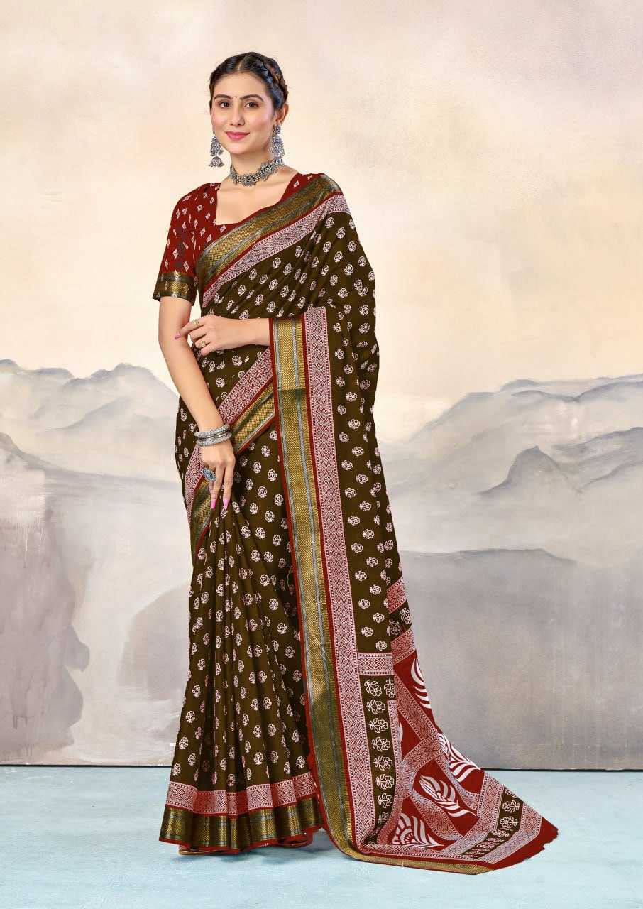 Ynf Pure Cotton RIN229 RASHMIKA Sarees Wholesale Printed Cotton Saree Cotton Sarees Mulmul Cotton Sarees Manufacturer