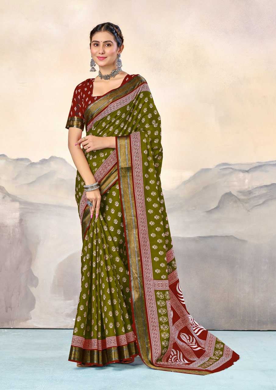 Ynf Pure Cotton RIN229 RASHMIKA Sarees Wholesale Printed Cotton Saree Cotton Sarees Mulmul Cotton Sarees Manufacturer