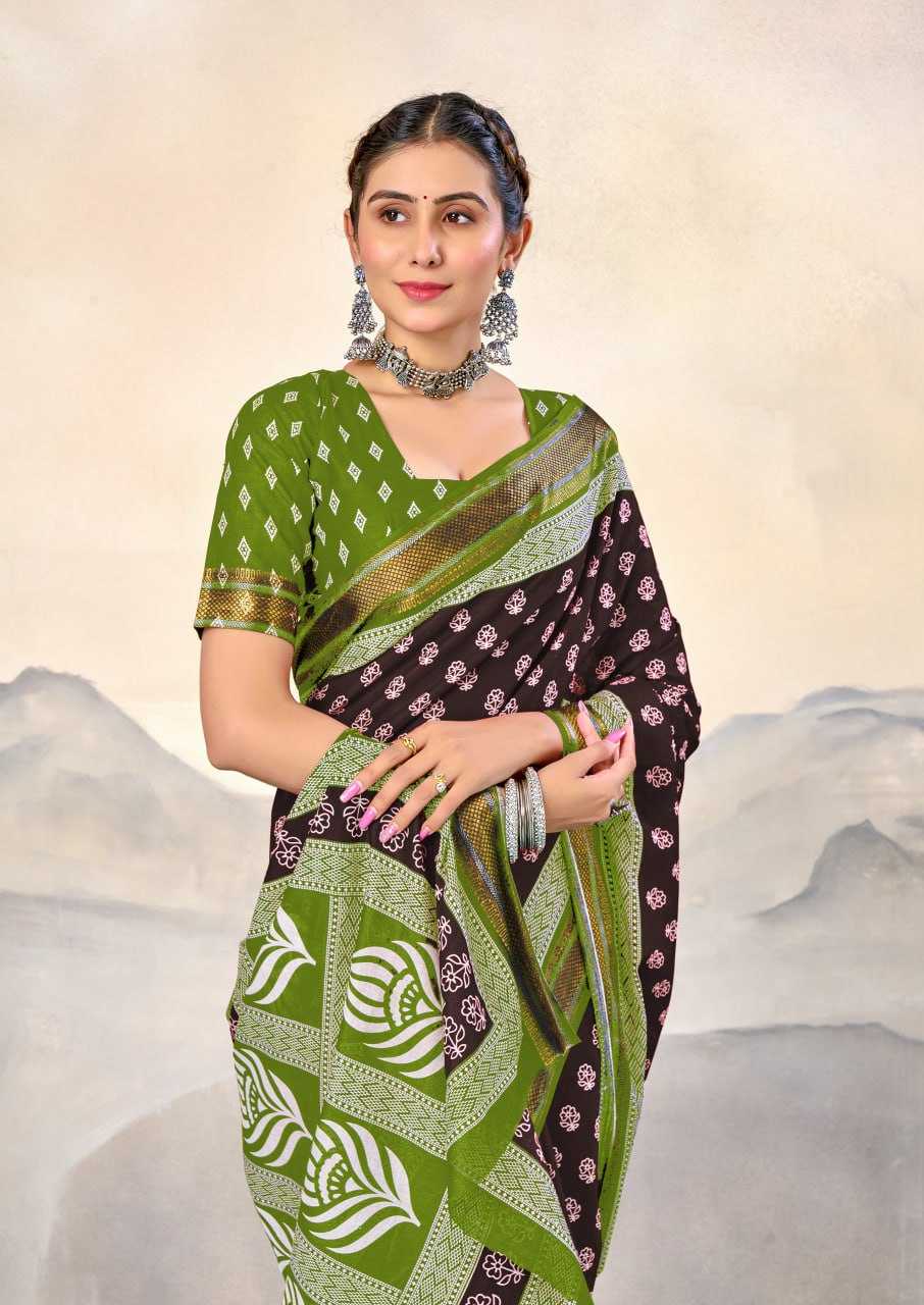 Ynf Pure Cotton RIN229 RASHMIKA Sarees Wholesale Printed Cotton Saree Cotton Sarees Mulmul Cotton Sarees Manufacturer