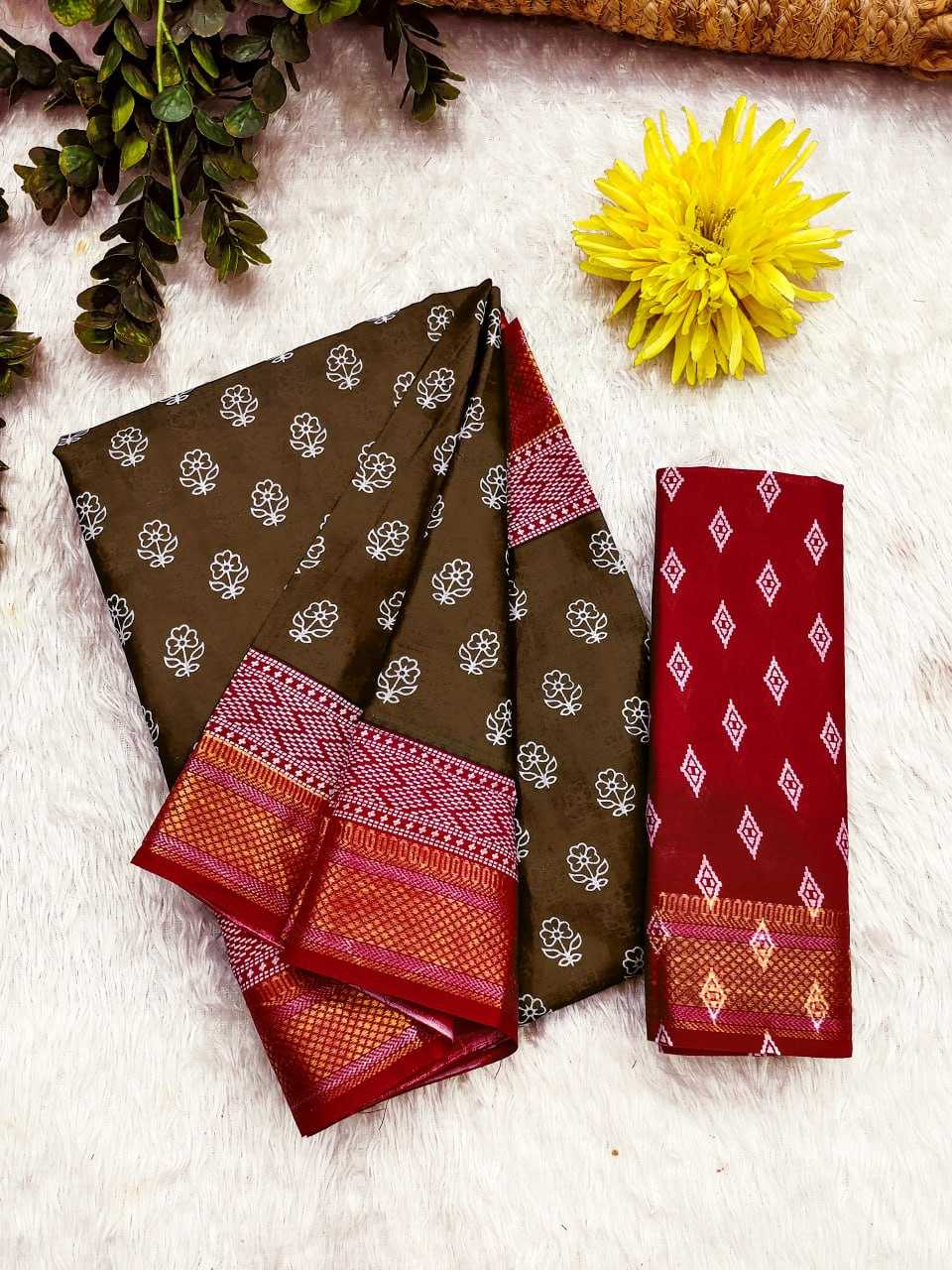 Ynf Pure Cotton RIN229 RASHMIKA Sarees Wholesale Printed Cotton Saree Cotton Sarees Mulmul Cotton Sarees Manufacturer