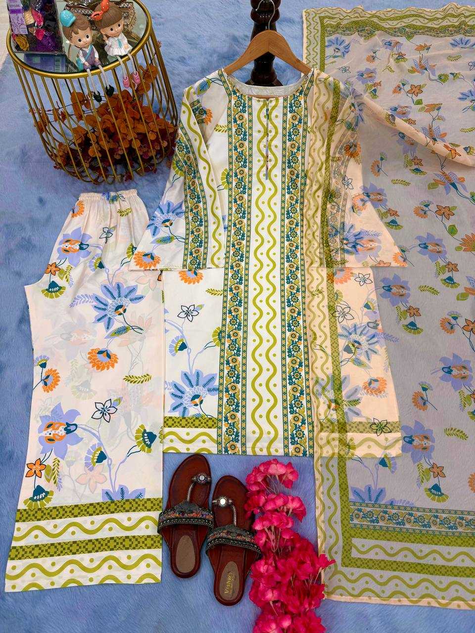 Ynf Pure Crepe KESH141 1118 Suits & Dresses Western Wears Festive Collections Wholesale Co-ord Set Party Wear Dresses Printed Dresses Manufacturer