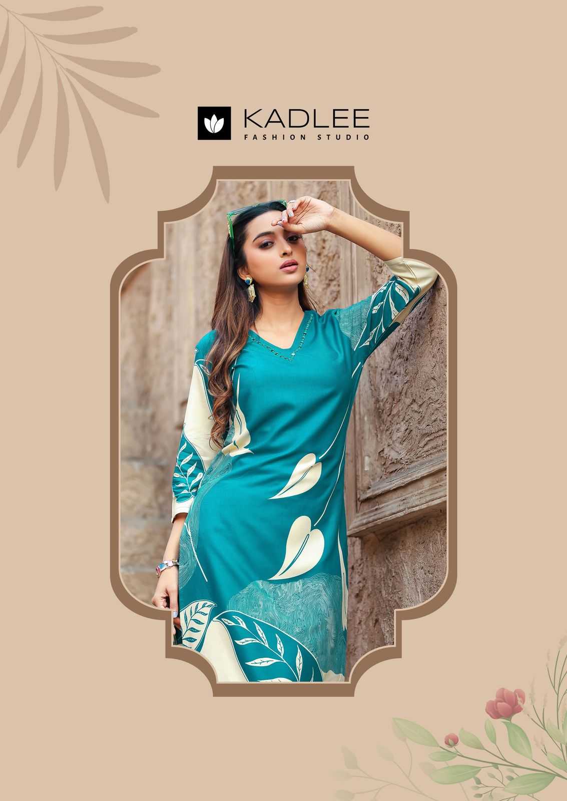 Ynf Rayon RIN190 KADLEE Rangoli Setwise Collections Wholesale Kurtis Catalogs Manufacturer