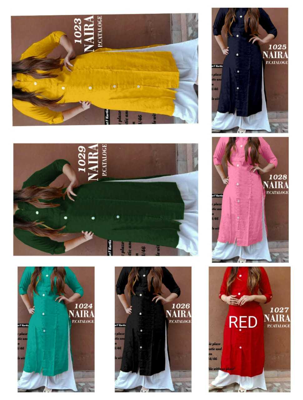 Ynf Rayon RIN222 NAIRA.P.P Kurti Wholesale Designer Kurtis Rayon Kurtis Kurti With Palazzo Manufacturer