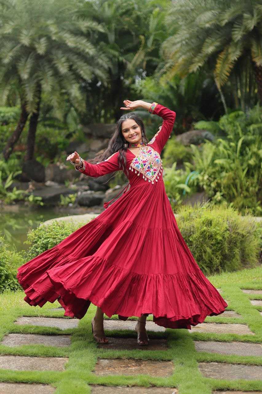 Ynf Reyon Cotton KESH491 9197 Gowns Wholesale Fancy Gowns Long Gowns Floor-Length Gowns Manufacturer