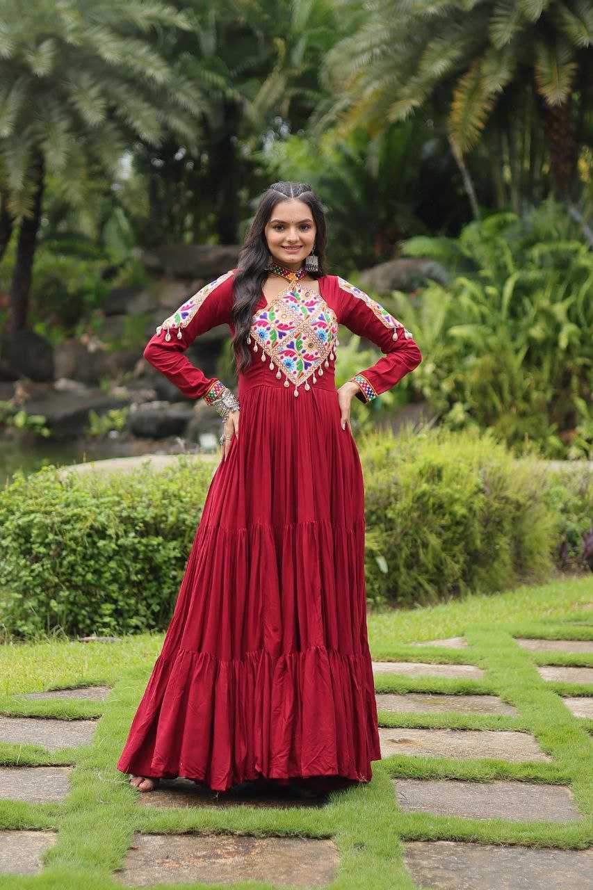 Ynf Reyon Cotton KESH491 9197 Gowns Wholesale Fancy Gowns Long Gowns Floor-Length Gowns Manufacturer