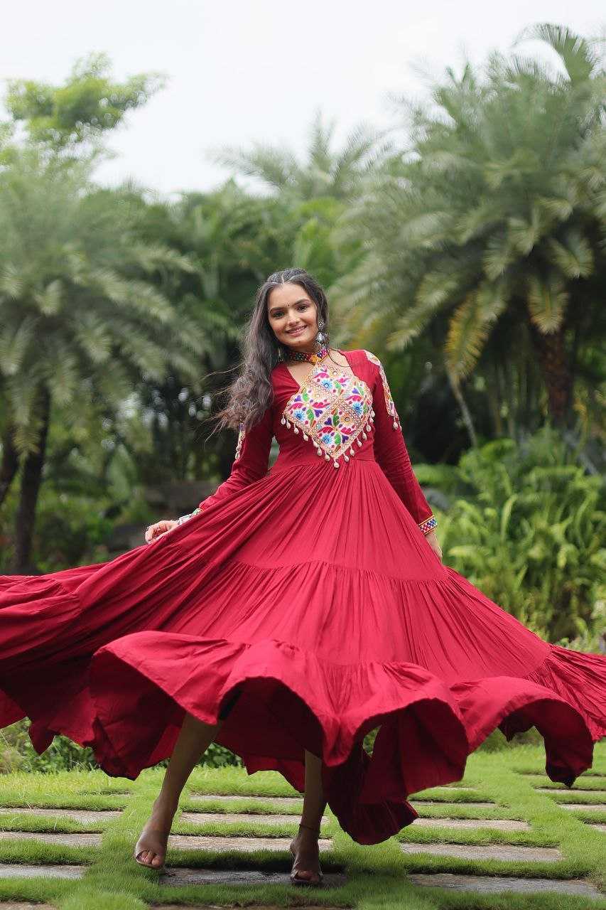 Ynf Reyon Cotton KESH491 9197 Gowns Wholesale Fancy Gowns Long Gowns Floor-Length Gowns Manufacturer