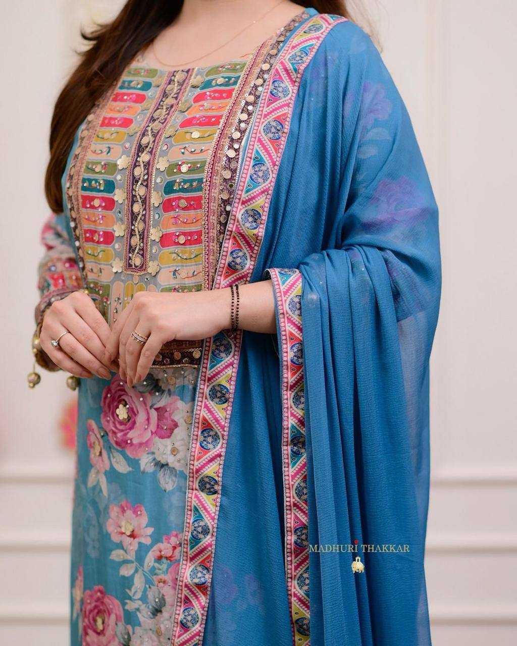 Ynf Satin KESH501 spirit Suits & Dresses Wholesale Embroidery Suits Palazzo Suit Designer Suits Manufacturer