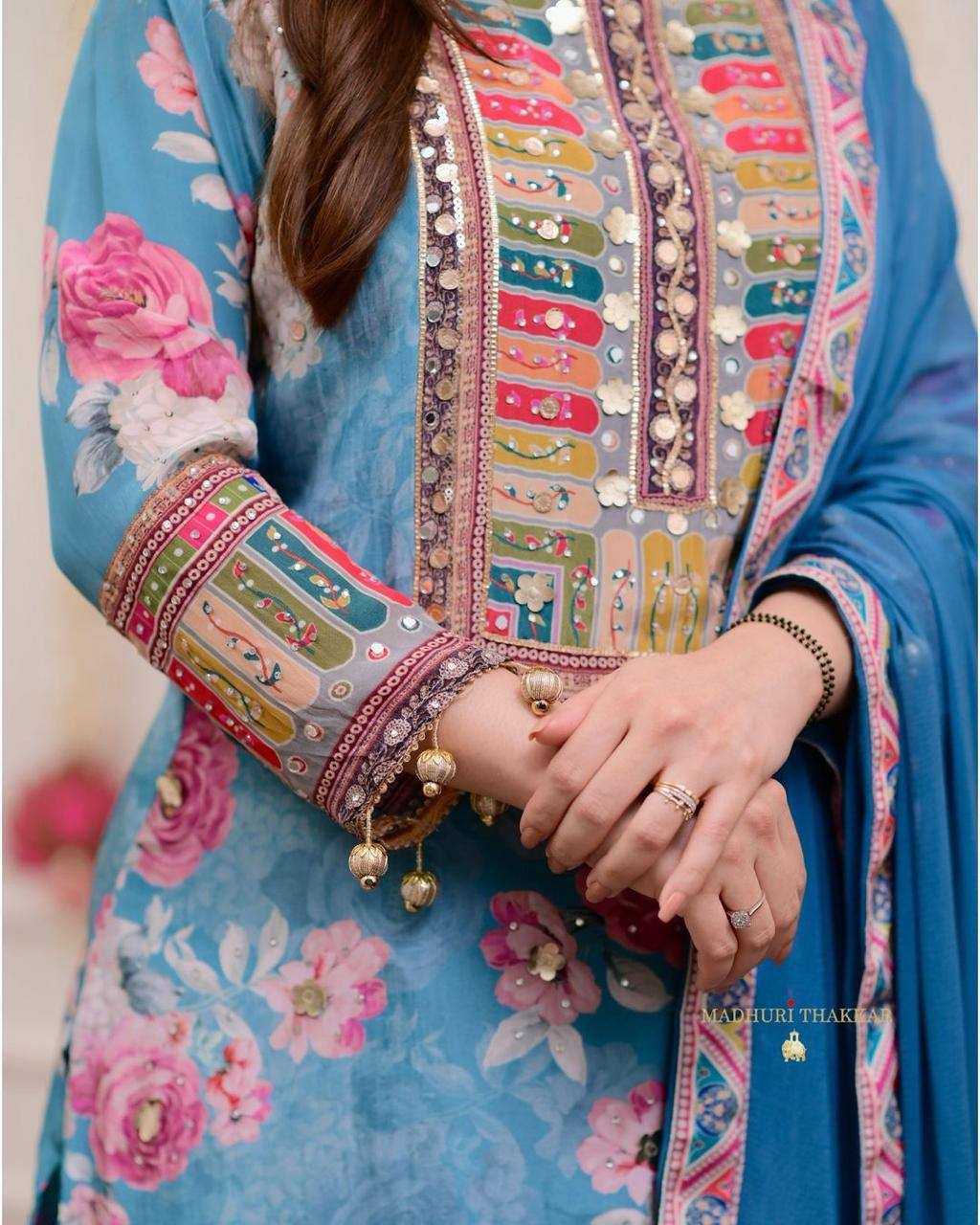 Ynf Satin KESH501 spirit Suits & Dresses Wholesale Embroidery Suits Palazzo Suit Designer Suits Manufacturer