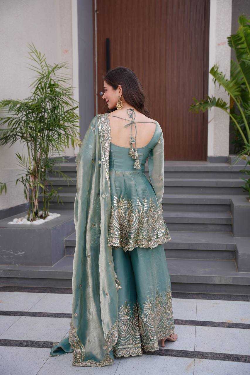 Ynf Satin Silk KESH490 658 Suits & Dresses Wedding Collections Festive Collections Wholesale Sharara Salwar Suits Ladies Silk Suit Wedding Outfits Manufacturer