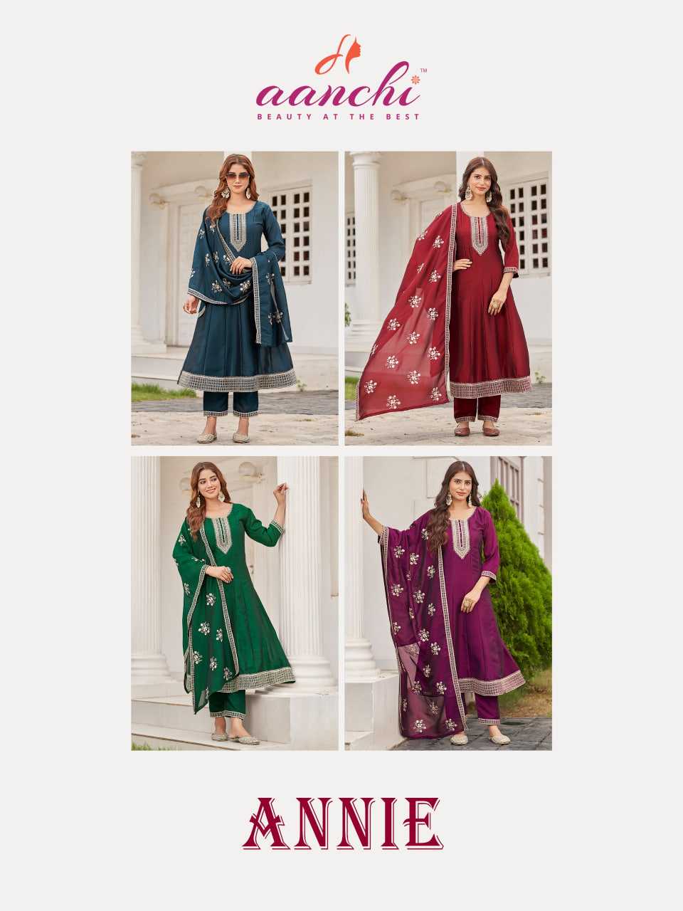 Ynf Silk RIN190 AANCHI ANNIE Setwise Collections Wholesale Gowns Catalogs Manufacturer