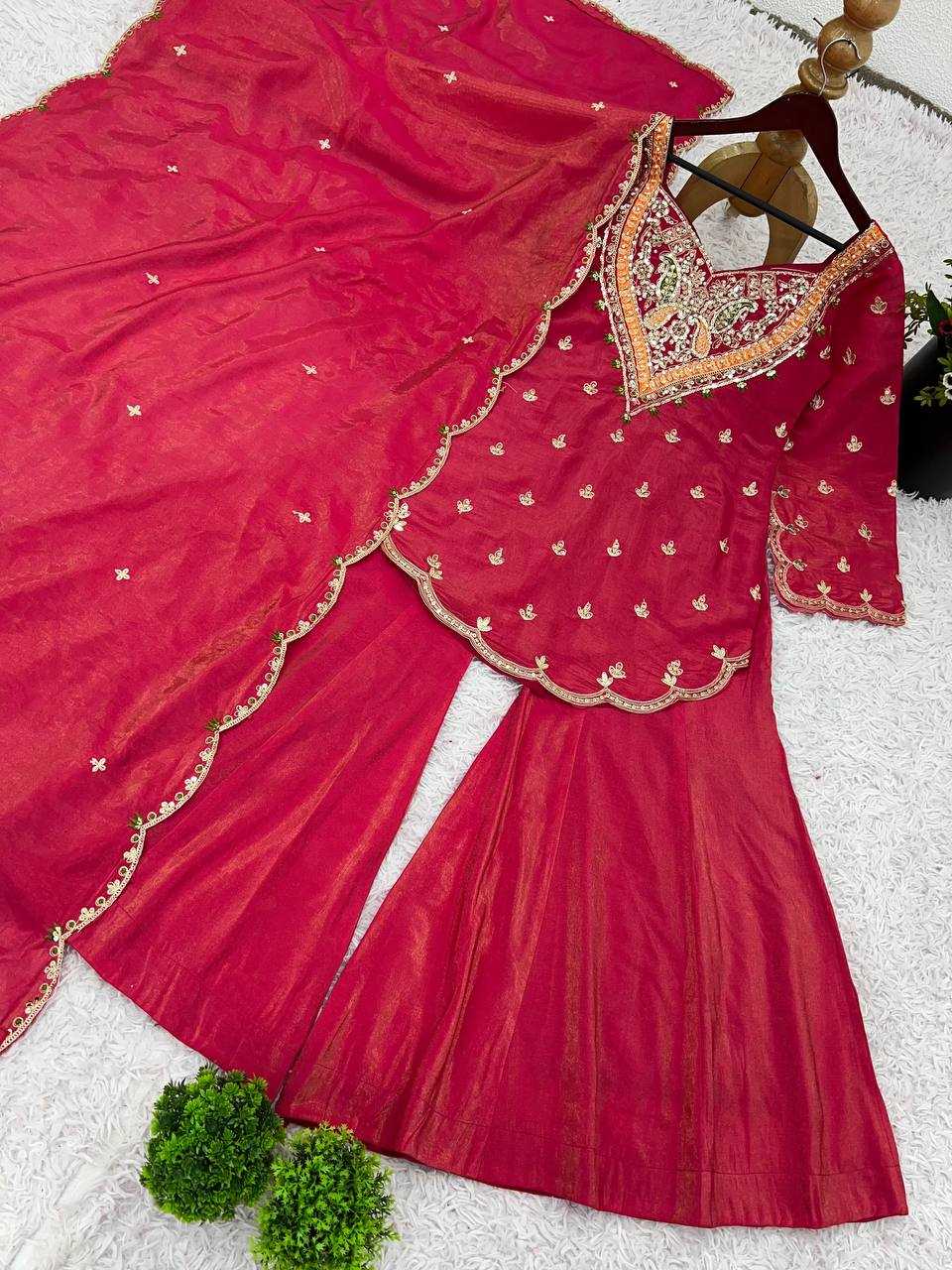 Ynf Simar silk KESH499 852 Suits & Dresses Wholesale Embroidery Suits Palazzo Suit Ladies Salwar Suits Manufacturer