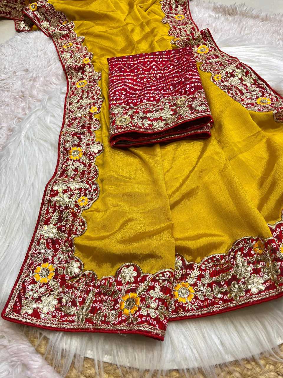 Ynf soft chinon RIN128 293 Sarees Wedding Collections Festive Collections Wholesale Printed Sarees Cutwork Saree Silk Sarees Manufacturer