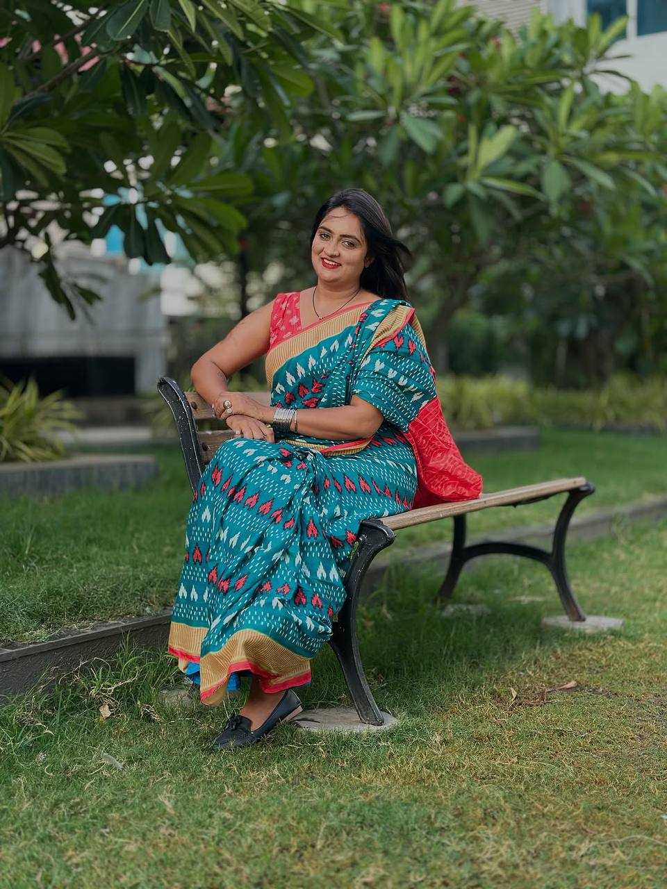 Ynf Soft Cotton RIN229 SMC-91 Sarees Wholesale Printed Cotton Saree Cotton Sarees Mulmul Cotton Sarees Manufacturer