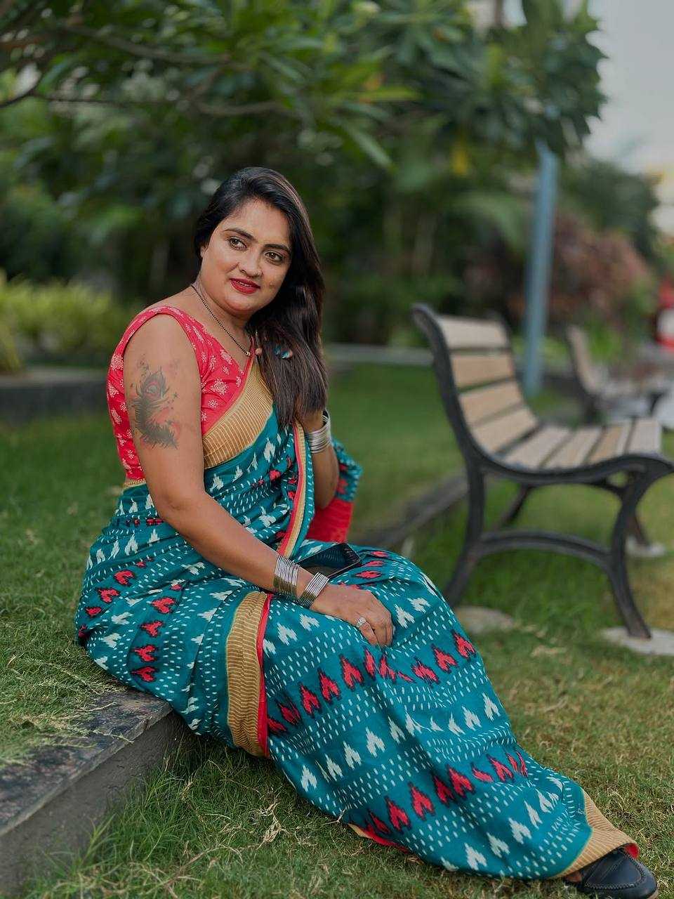 Ynf Soft Cotton RIN229 SMC-91 Sarees Wholesale Printed Cotton Saree Cotton Sarees Mulmul Cotton Sarees Manufacturer