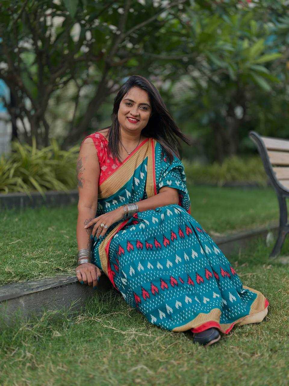 Ynf Soft Cotton RIN229 SMC-91 Sarees Wholesale Printed Cotton Saree Cotton Sarees Mulmul Cotton Sarees Manufacturer