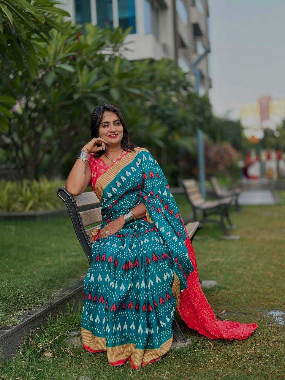 Ynf Soft Cotton RIN229 SMC-91 Sarees Wholesale Printed Cotton Saree Cotton Sarees Mulmul Cotton Sarees Manufacturer