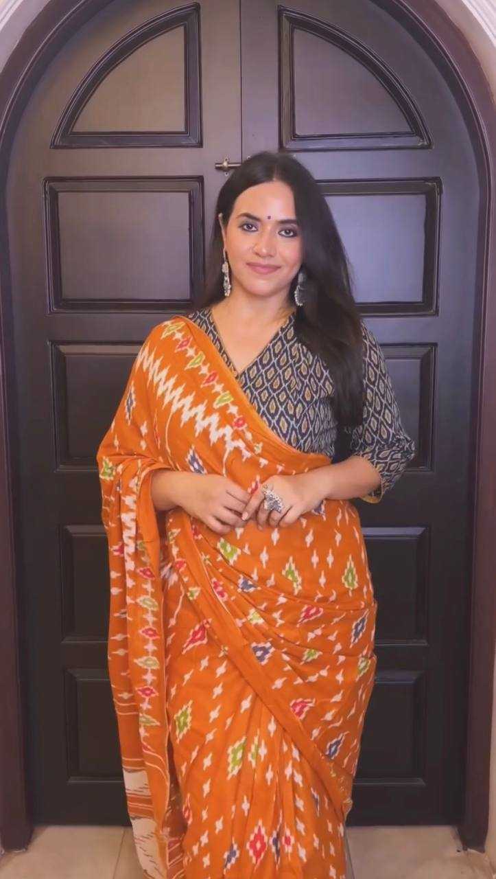 Ynf Soft Cotton RIN229 SMC-92 Sarees Wholesale Printed Cotton Saree Cotton Sarees Mulmul Cotton Sarees Manufacturer