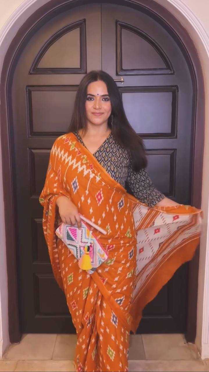 Ynf Soft Cotton RIN229 SMC-92 Sarees Wholesale Printed Cotton Saree Cotton Sarees Mulmul Cotton Sarees Manufacturer