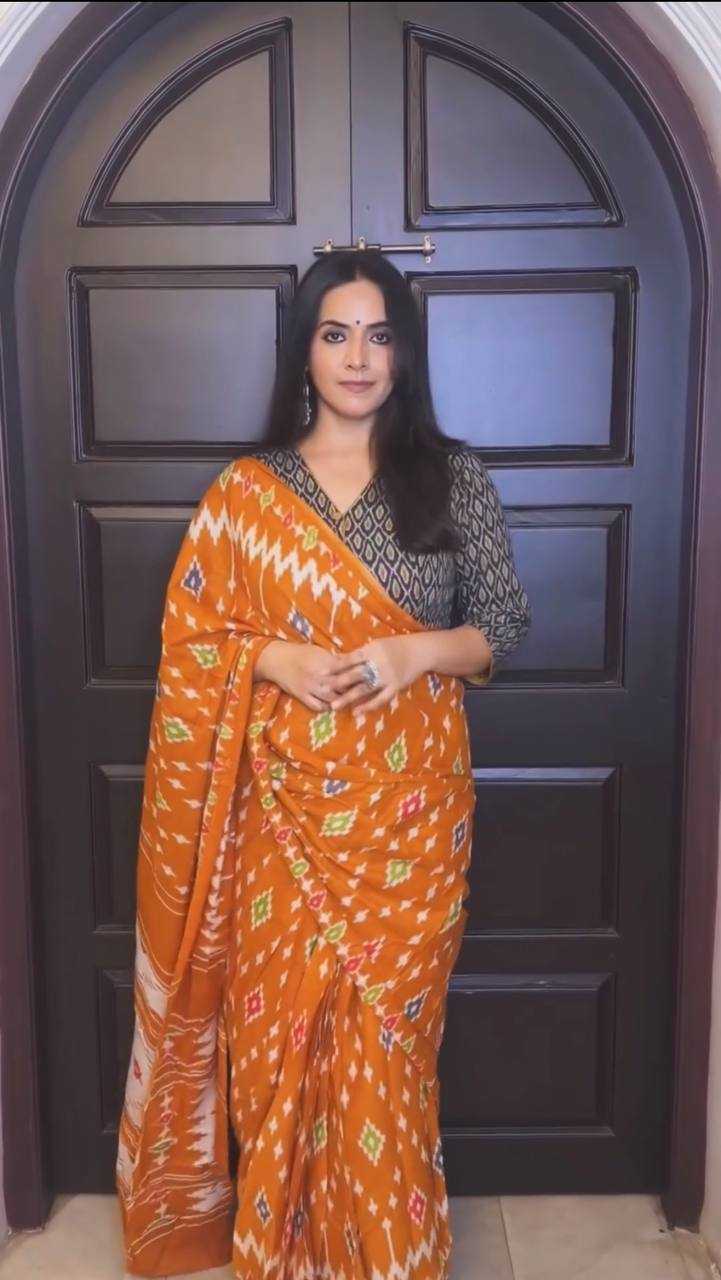 Ynf Soft Cotton RIN229 SMC-92 Sarees Wholesale Printed Cotton Saree Cotton Sarees Mulmul Cotton Sarees Manufacturer