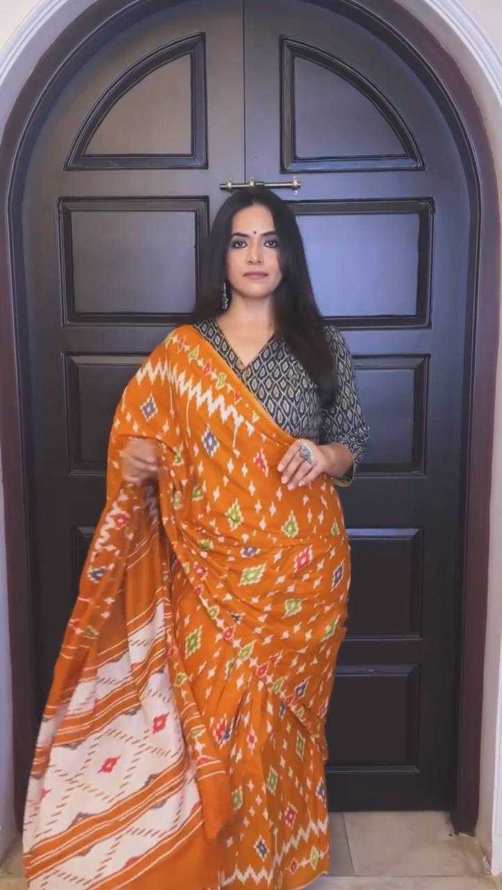 Ynf Soft Cotton RIN229 SMC-92 Sarees Wholesale Printed Cotton Saree Cotton Sarees Mulmul Cotton Sarees Manufacturer