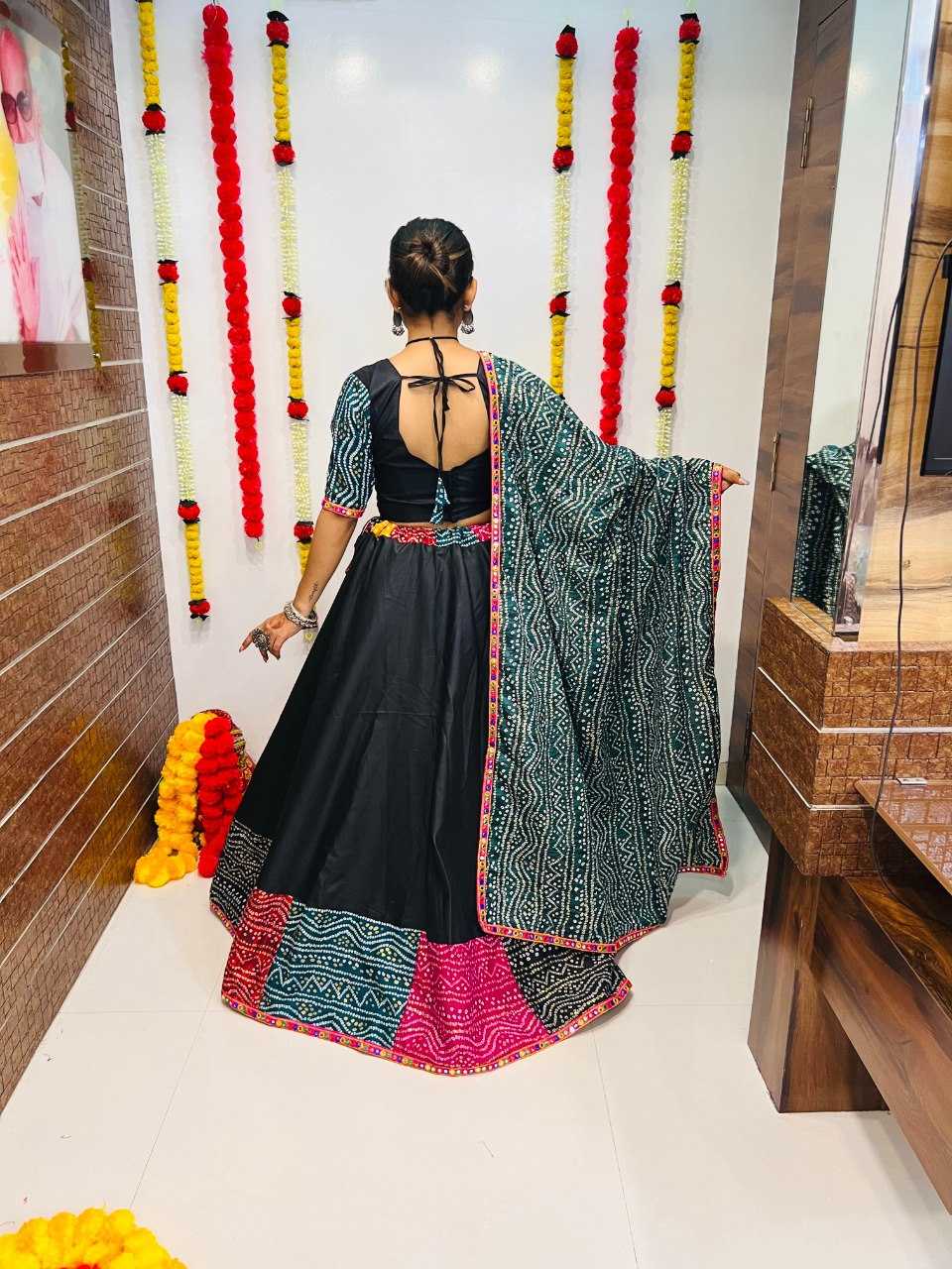 Ynf Soft Cotton Silk RIN227 RAJWADI VOL 7-7040 Lehengas Wedding Collections Festive Collections Wholesale Silk Lehenga Printed Lehenga Lehenga With Blouse Manufacturer