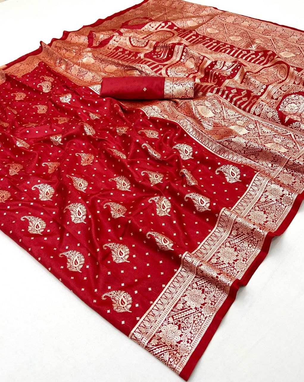 Ynf Soft Silk KESH495 Butti Silk Sarees Wholesale Banarasi Silk Sarees Soft Silk Sarees Banarasi Silk Sarees With Zari Work Manufacturer