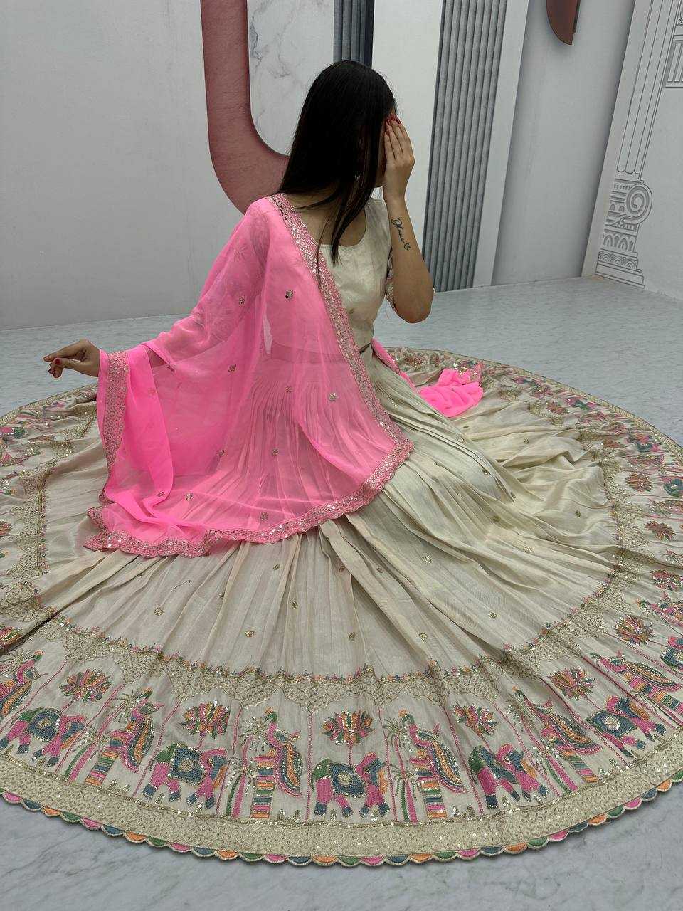 Ynf Tissue Silk KESH497 226 Lehengas Wholesale Silk Lehenga Embroidered Lehenga Banarasi Lehenga Manufacturer