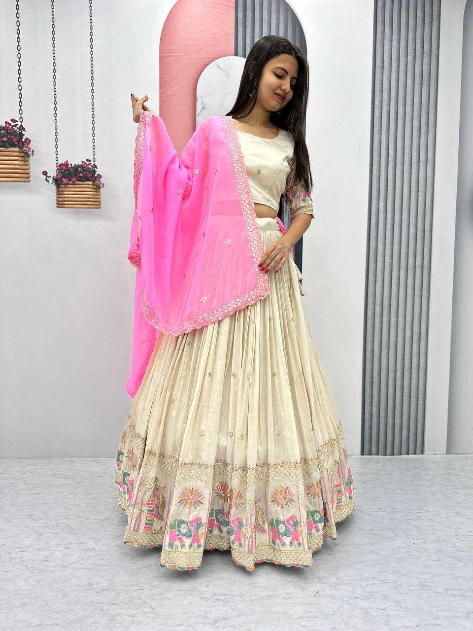 Ynf Tissue Silk KESH497 226 Lehengas Wholesale Silk Lehenga Embroidered Lehenga Banarasi Lehenga Manufacturer