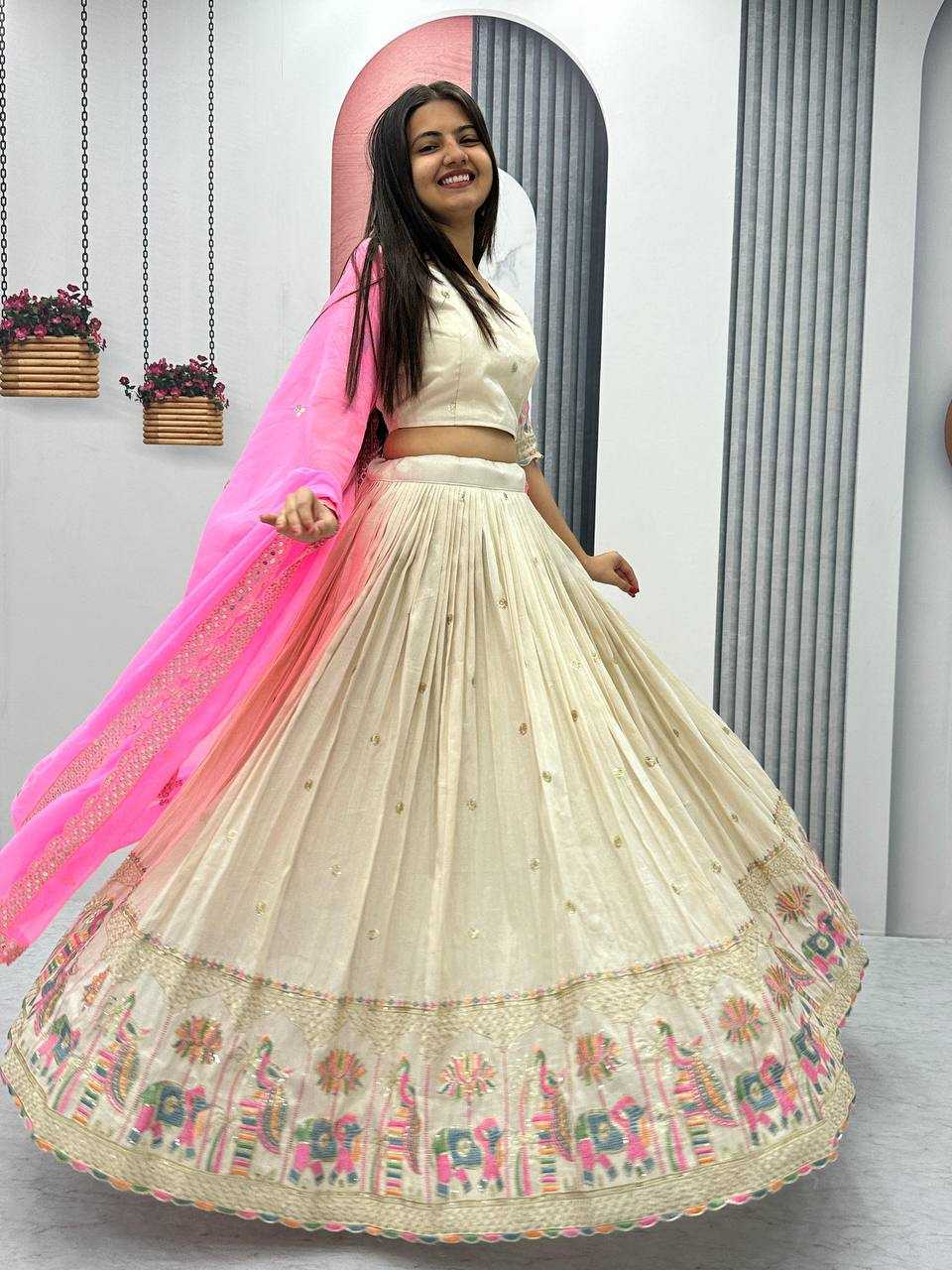 Ynf Tissue Silk KESH497 226 Lehengas Wholesale Silk Lehenga Embroidered Lehenga Banarasi Lehenga Manufacturer