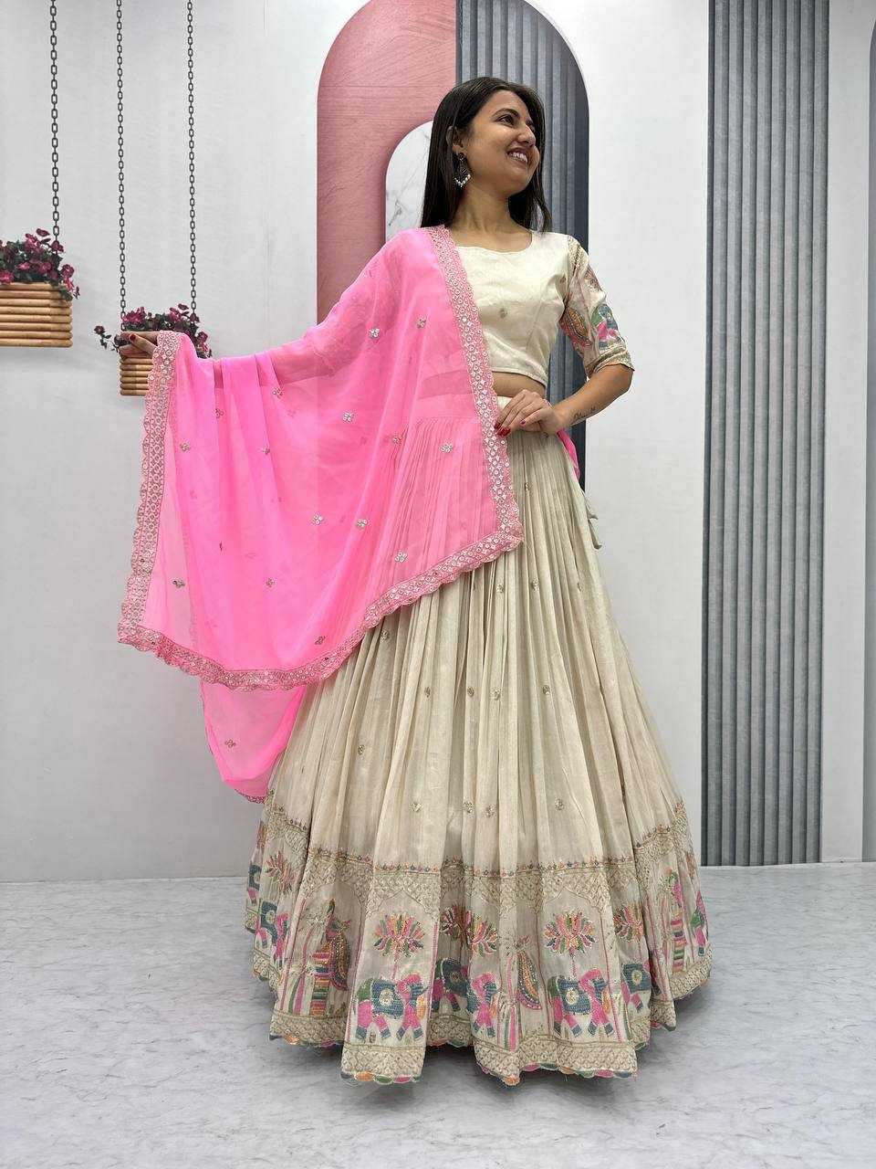 Ynf Tissue Silk KESH497 226 Lehengas Wholesale Silk Lehenga Embroidered Lehenga Banarasi Lehenga Manufacturer