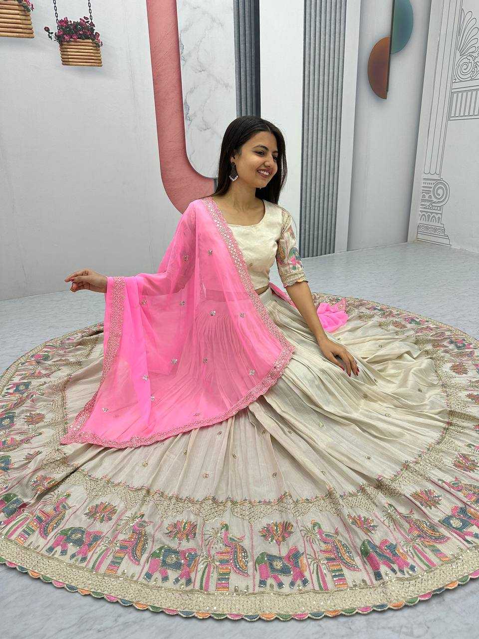 Ynf Tissue Silk KESH497 226 Lehengas Wholesale Silk Lehenga Embroidered Lehenga Banarasi Lehenga Manufacturer