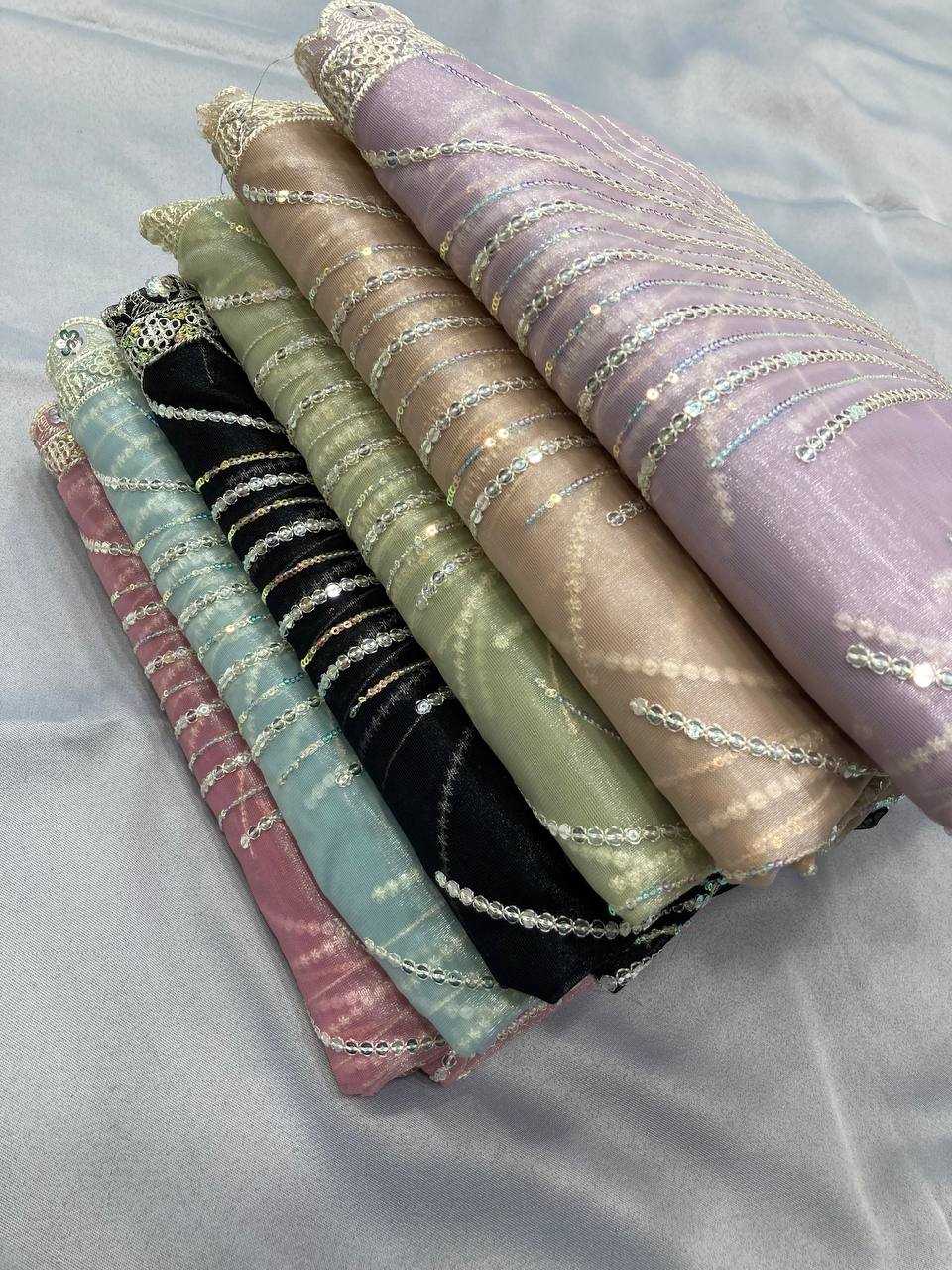 Ynf Twill Net RIN188 Kohinoor1 Sarees Wholesale Party Wear Sarees Sequence Sarees Net Sarees Manufacturer