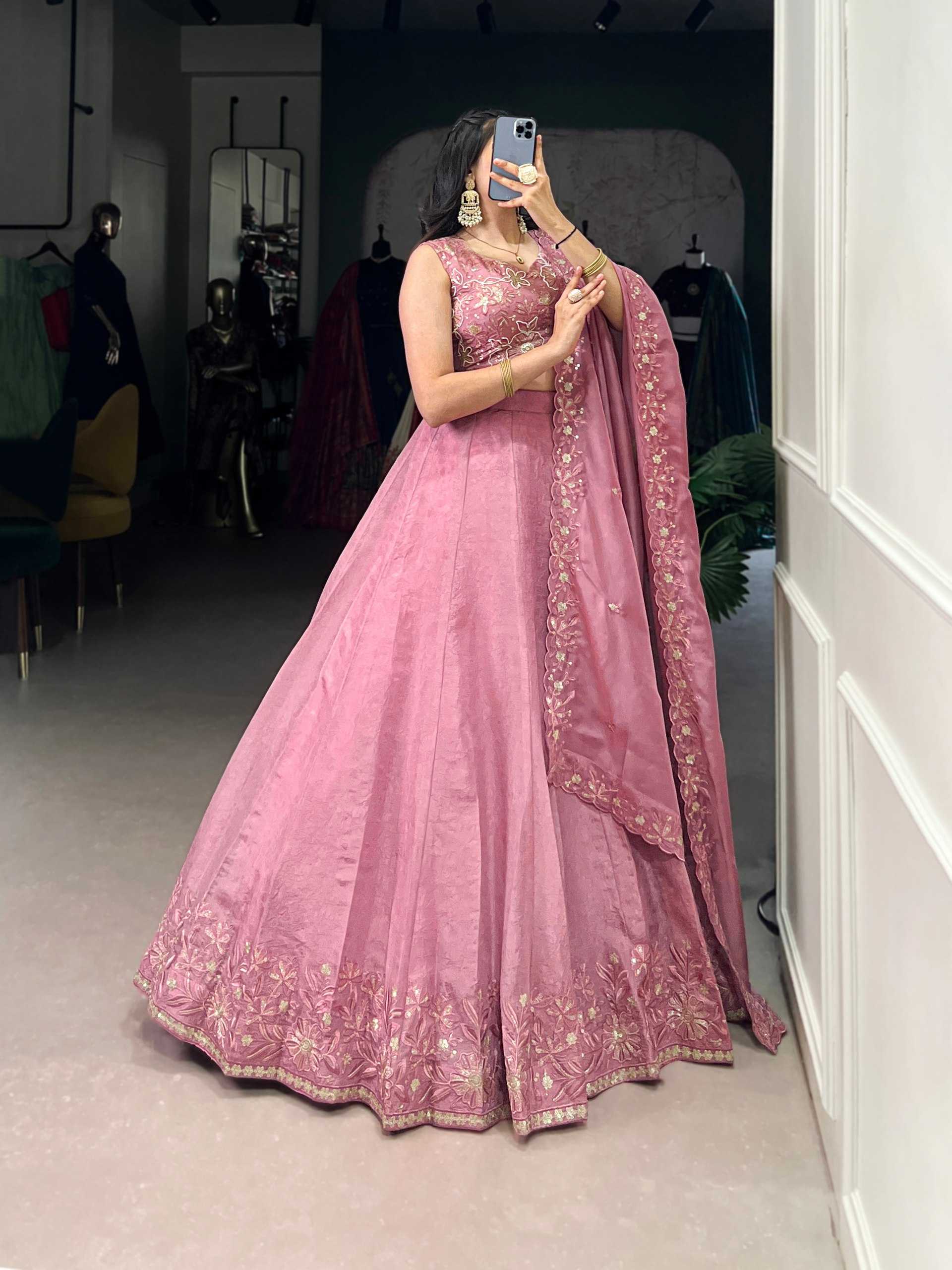 Ynf Vichitra Silk KESH134 1439 Lehengas Wedding Collections Festive Collections Wholesale Silk Lehenga Lehenga With Dupatta Lehenga With Blouse Manufacturer