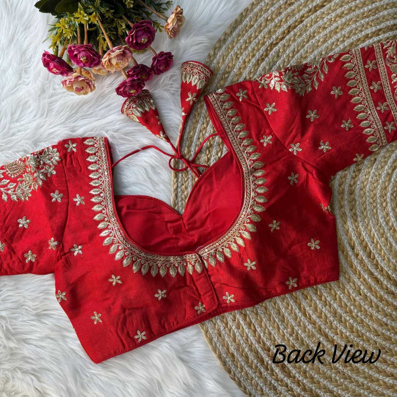 Ynf Vichitra Silk KESH426 221 Readymade Blouses Wedding Collections Festive Collections Wholesale Sequence Embroidery Blouse Party Wear Blouse Silk Blouse Manufacturer